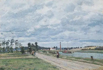 The Banks of the Oise near Pontoise Camille Pissarro